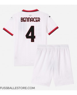 Günstige AC Milan Ismael Bennacer #4 Auswärts Trikotsatzt Kinder 2024-25 Kurzarm (+ Kurze Hosen)